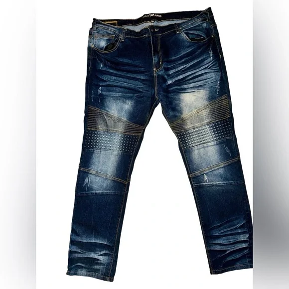 “X-RAY” Men’s Plus Size Moto Pants Size 44/32 BRAND NEW WITHOUT tags! 🏷️​ - Picture 3 of 8